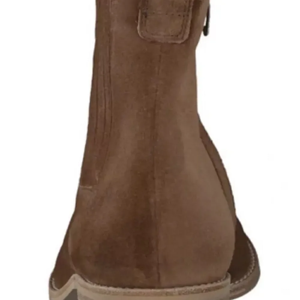 NWT PAUL GREEN SANTE BOOTIE SOFT SUEDE ZIP UP 4.5 US 7